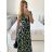 Women's Long Summer Short Sleeve Dress (S/M ONE SIZE) ITALIAN FASHION IM323101