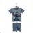 Set summer/beach set t-shirt short sleeve and shorts lilo children's boy (3-8 years) SETINO LIL24-1324