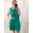 Summer dress with sleeveless handbag women (S / M ONE SIZE) ITALIAN FASHION IM422601