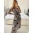 Elegant Long Sleeve Dress Women (S / M.ONE SIZE) ITALIAN FASHION IMM211302