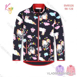 Zip-up sweatshirt for children's girls (98-128) KUGO WM0869