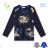 T-shirt with long sleeves children's girls girls (98-128) KUGO HL9309