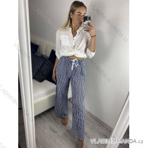 Women's Summer Pants (S/M/L) ITALIAN Fashion IMSM24008