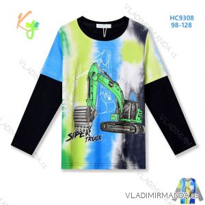 T-shirt with long sleeves children's girls girls (98-128) KUGO HL9309