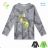 T-shirt long sleeve with sequins children adolescent girls (116-146) KUGO B3258