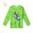 T-shirt long sleeve with sequins children adolescent girls (116-146) KUGO B3258