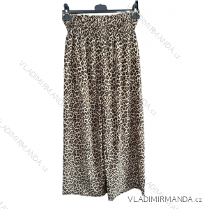 Women's Summer Oversize Leopard Long Pants (S/M/L ONE SIZE) ITALIAN FASHION IMWCP24265