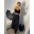 Tracksuit pants long ladies (uni s / m) ITALIAN MODA IM419836 S / M black