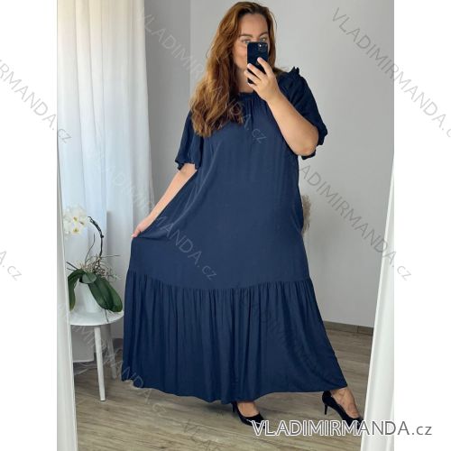 Šaty letní carmen dámské nadrozměr (54/56/58 ONE SIZE) ITALSKÁ MÓDA IMWEC24CARMEN