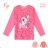 T-shirt with long sleeves children's girls girls (98-128) KUGO HL9309