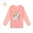 T-shirt with long sleeves children's girls girls (98-128) KUGO HL9309