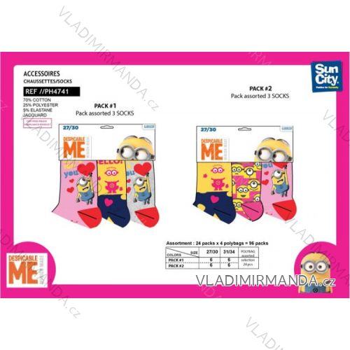 Socks mimic baby girl (27-34) SUN CITY PH4741