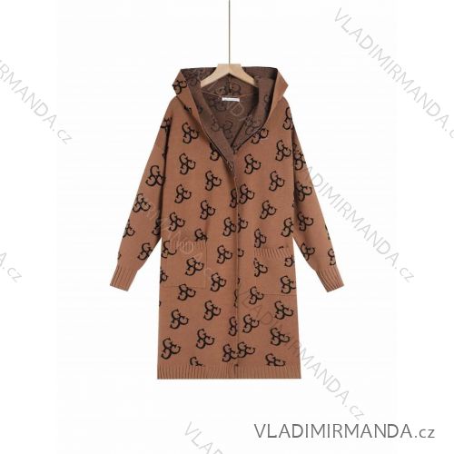 Cardigan dlouhý rukáv dámský (M-2XL) GLO-STORY GLO24WMY-5378