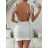 Women's short elegant strapless dress (S/M ONE SIZE) ITALIAN FASHION IMPMD243560