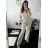 Women's Long Sleeve Hoodie Dress (S / M ONE SIZE) ITALIAN FASHION IMWA216095 -   white -   M / L