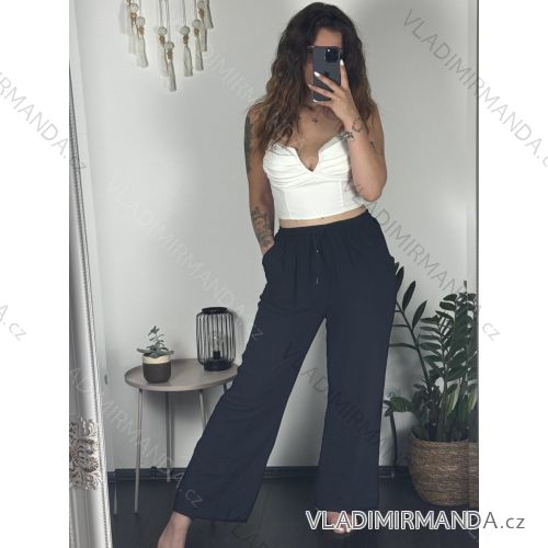 Women's elegant long pants (uni s-l) ITALIAN MODA IM720021