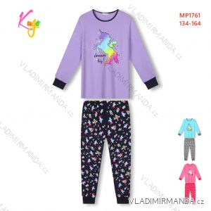 Girls' long pajamas (134-164) KUGO MP1331