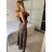 Women's Long Chiffon Short Sleeve Dress (S/M ONE SIZE) ITALIAN FASHION IMWGS231048