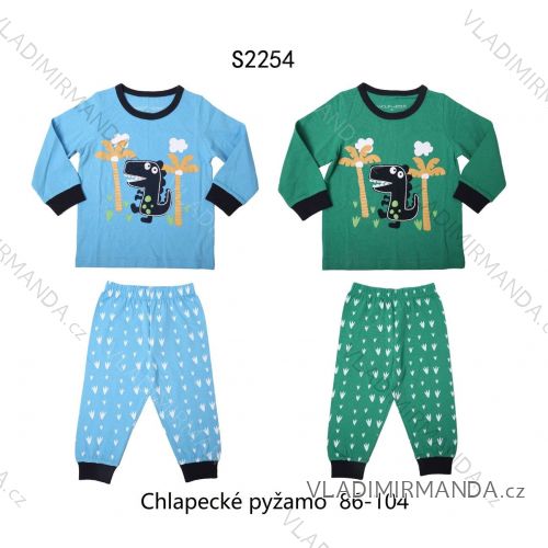 Pyžamo dlouhé dětské chlapecké (86-104) WOLF S2254