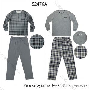 Herren-Pyjama mit langen Ärmeln (M-3XL) WOLF S2476AN