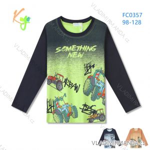 T-shirt with long sleeves children's girls girls (98-128) KUGO HL9309