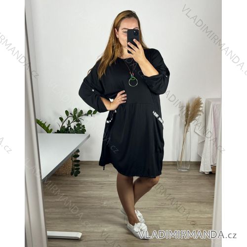 Tunic / blouse long sleeve women's oversized (3XL / 4XL ONE SIZE) ITALIAN FASHION IMWQ2191650