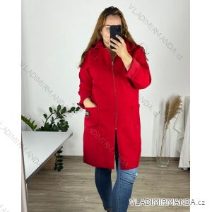 Ärmellose Jacke mit langen Ärmeln (uni sl) ITALIENISCHE Mode IMC17326