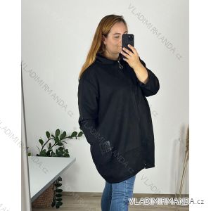 Ärmellose Jacke mit langen Ärmeln (uni sl) ITALIENISCHE Mode IMC17326