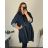 Women's Plus Size Long Sleeve Cardigan (56/58 ONE SIZE) ITALIAN FASHION IMWQ24295  dark blue