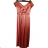 Langes, trägerloses, elegantes Satin-Damenkleid „Carmen“ (Einheitsgröße S/M) ITALIAN FASHION IMPBB22B22735/DR – Aprikosenrosa – S/M