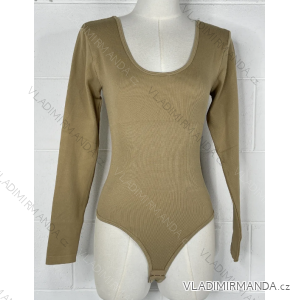 Damen-Body mit langen Ärmeln (Einheitsgröße S/M) ITALIAN FASHION IMPBB23D03014