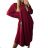 Women's Plus Size Oval Oversize Long Sleeve Dress (56/58 ONE SIZE) ITALIAN FASHION IMD24297