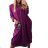 Women's Plus Size Oval Oversize Long Sleeve Dress (56/58 ONE SIZE) ITALIAN FASHION IMD24297