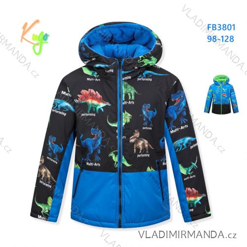 Winter Sports Ski Jacket with Lumbar Snow Belt Kids T-Shirt (98-128) KUGO TB263