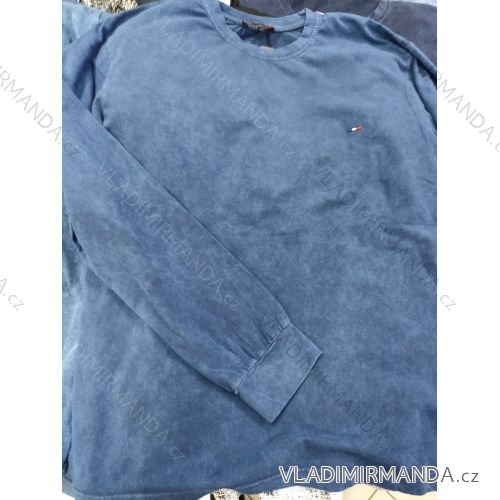 Tričko dlhý rukáv nadrozměrné pánske (L-5XL) FORBEST TMF24-9848