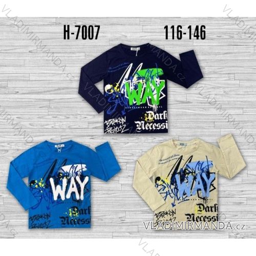 T-shirt long sleeve children's youth boys (116-146) SEASON SEZ23L-3509