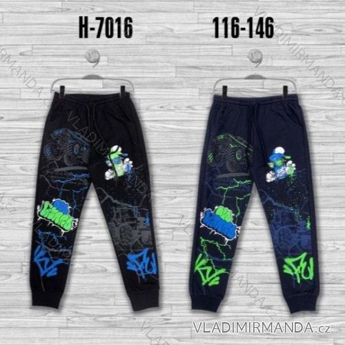 Sweatpants weak boys camouflage puppy (116-146) SEZON SEZ21L362