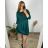 Casual Dress Cotton 3/4 Sleeve Women's Plus Size (40-50) POLISH FASHION PMF24SERINA