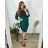 Casual Dress Cotton 3/4 Sleeve Women's Plus Size (40-50) POLISH FASHION PMF24SERINA