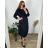 Casual Dress Cotton 3/4 Sleeve Women's Plus Size (42-50) POLISH FASHION PMF24CAPA