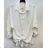 Women's Oversize Long Sleeve Shirt (S/M ONE SIZE) ITALIAN FASHION IMPSH2424663