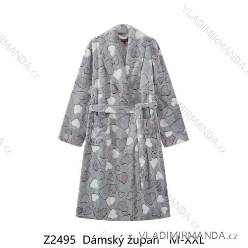 Župan dlouhý rukáv dámský (M-2XL) WOLF Z2495