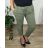 Women's Plus Size Stretch Pants (54/56/58 ONE SIZE) ITALIAN FASHION IM424101  grey