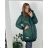 Women's Plus Size Hooded Jacket (XL/2XL ONE SIZE) ITALIAN FASHION IM422684