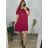 Women's Plus Size Short Sleeve Oversize Dress (46/50 ONE SIZE) ITALIAN FASHION IMBM24077