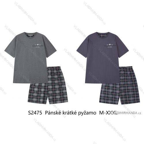 Pyžamo krátké krátký rukáv pánské (M-3XL) WOLF S2475