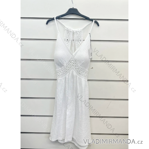 Women's Strapless Long Party Dress (S/M ONE SIZE) ITALIAN FASHION IMPSH2360055 S / M white