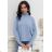 Women's Long Sleeve Knitted Sweater (S/M ONE SIZE) ITALIAN FASHION IMPSH231630