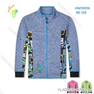 Zip-up sweatshirt for children, girls and boys (98-128) KUGO HM1991N