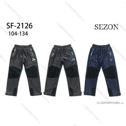 Children's Children's Checked Outdoor Whisper Long Pants (104-134) SEASON SEZ24SF-2126